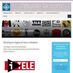 Quelques logos et leur créateur - J'étudie la com'