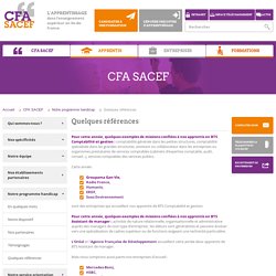 Quelques Références Du Programme Handicap - CFA SACEF