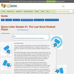 Query Letter Sample #1