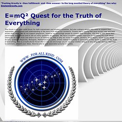 Quest for the Truth of Everything