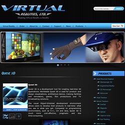 Quest3D - Virtual Reality Software