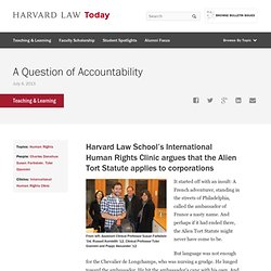 A Question of Accountability