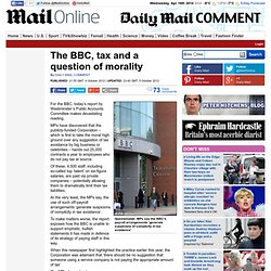 The BBC, tax and a question of morality