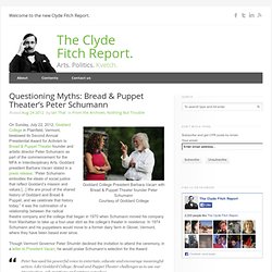 Questioning Myths: Bread & Puppet Theater’s Peter Schumann