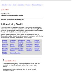 Questioning Toolkit