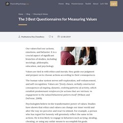 The 3 Best Questionnaires for Measuring Values
