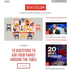 10 questions to ask around the table