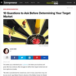 10 Questions to Ask Before Determining Your Target Market