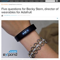 Five questions for Becky Stern, director of wearables for Adafruit