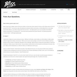 Foire Aux Questions - Bliss ÉditionsBliss Éditions