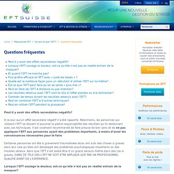 Les questions fréquentes en EFT