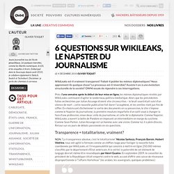 6 questions sur WikiLeaks, le Napster du journalisme