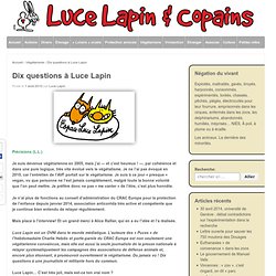 Dix questions à Luce Lapin