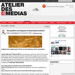 Vos questions aux blogueurs et observateurs tunisiens