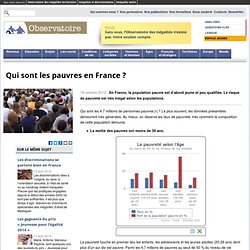 Les pauvres en France en 2012