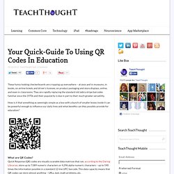 Your Quick-Guide To Using QR Codes In Education