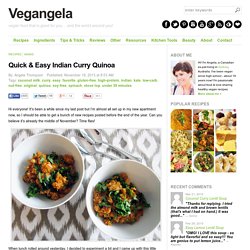 Quick & Easy Indian Curry Quinoa