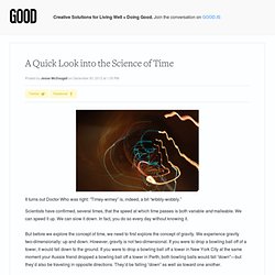 A Quick Look into the Science of Time