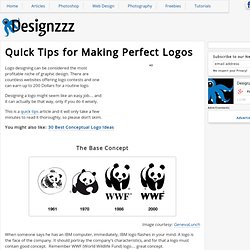 Quick Tips for Making Perfect Logos