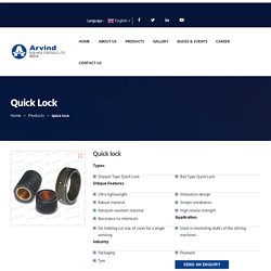 Quick Locks - Quick Lock Shaft Manufacturer, Supplier in India