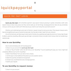 quick pay fast login