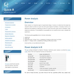 Power Analysis
