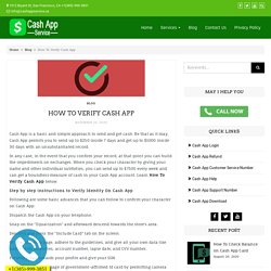 Easy and quick solution to the problem How To Verify Cash App