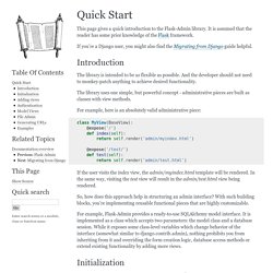 Quick Start — flask-admin 1.0.9 documentation