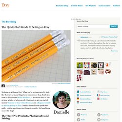 The Quick-Start Guide to Selling on Etsy