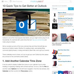 10 Quick Tips to Get Better at Outlook
