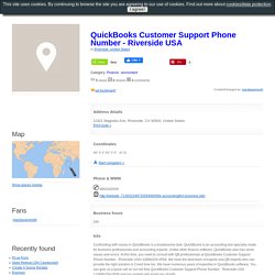 QuickBooks Customer Support Phone Number - Riverside USA, Riverside, United States