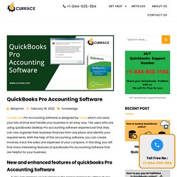 QuickBooks Pro - Currace