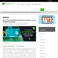 Reset QuickBooks Administrator Password