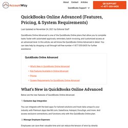 QuickBooks Online Advanced (A Smart Financial Hub)