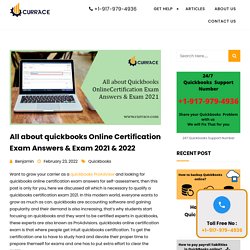 QuickBooks Online Certification Exam Answers and basic tips about exam