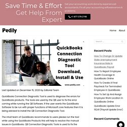 What Is QuickBooks Connection Diagnostic Tool- Download, Install & Use