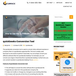 QuickBooks Conversion tool - How to use currace.com