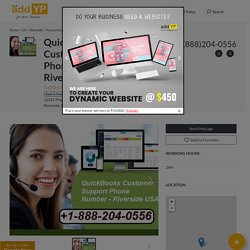QuickBooks Customer Support Phone Number - Riverside USA - addYP.com