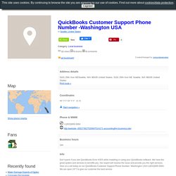 QuickBooks Customer Support Phone Number -Washington USA, Seattle, United States