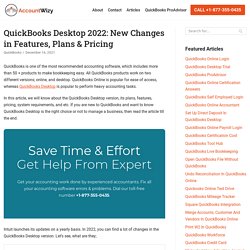 QuickBooks Desktop 2021 - New Features, Plans & Pricing