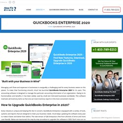 QuickBooks Enterprise 2020 Download & Upgrade, Enterprise Solutions