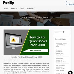 QuickBooks Error 2000 How to Fix it in Easy and Simple Way