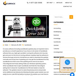 How to fix Quickbooks error 503? (Best Solution)