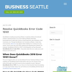 How to Fix QuickBooks Error 15101 Yourself Easily