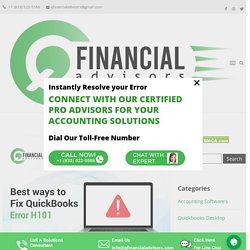 How to fix Quickbooks Error H101? Quickbooks Support