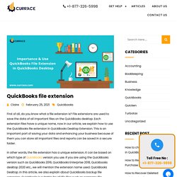 quickbooks file extension used in Quickbooks desktop