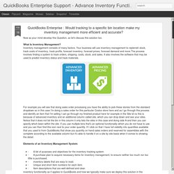 QuickBooks Enterprise Support - Advance Inventory Functionalities: QuickBooks Enterprise : Would tracking to a specific bin location make my inventory management more efficient and accurate?