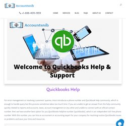 Quickbooks helpline number +1-844-405-0904