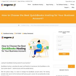 How to choose best QuickBooks Hosting Services?