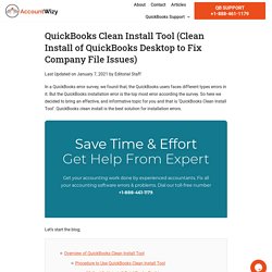 QuickBooks Clean Install Tool (Clean Install of QuickBooks Desktop to Fix Installation Issues)